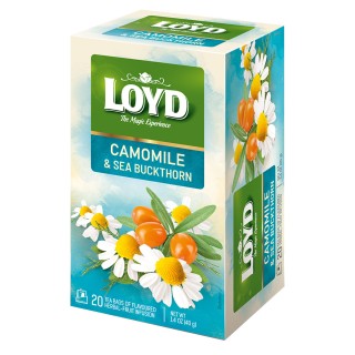 Herbatka owocowo - ziołowa Loyd Rumianek z Rokitnikiem 20 torebek