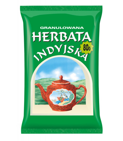 Herbata czarna indyjska granulowana 80 g