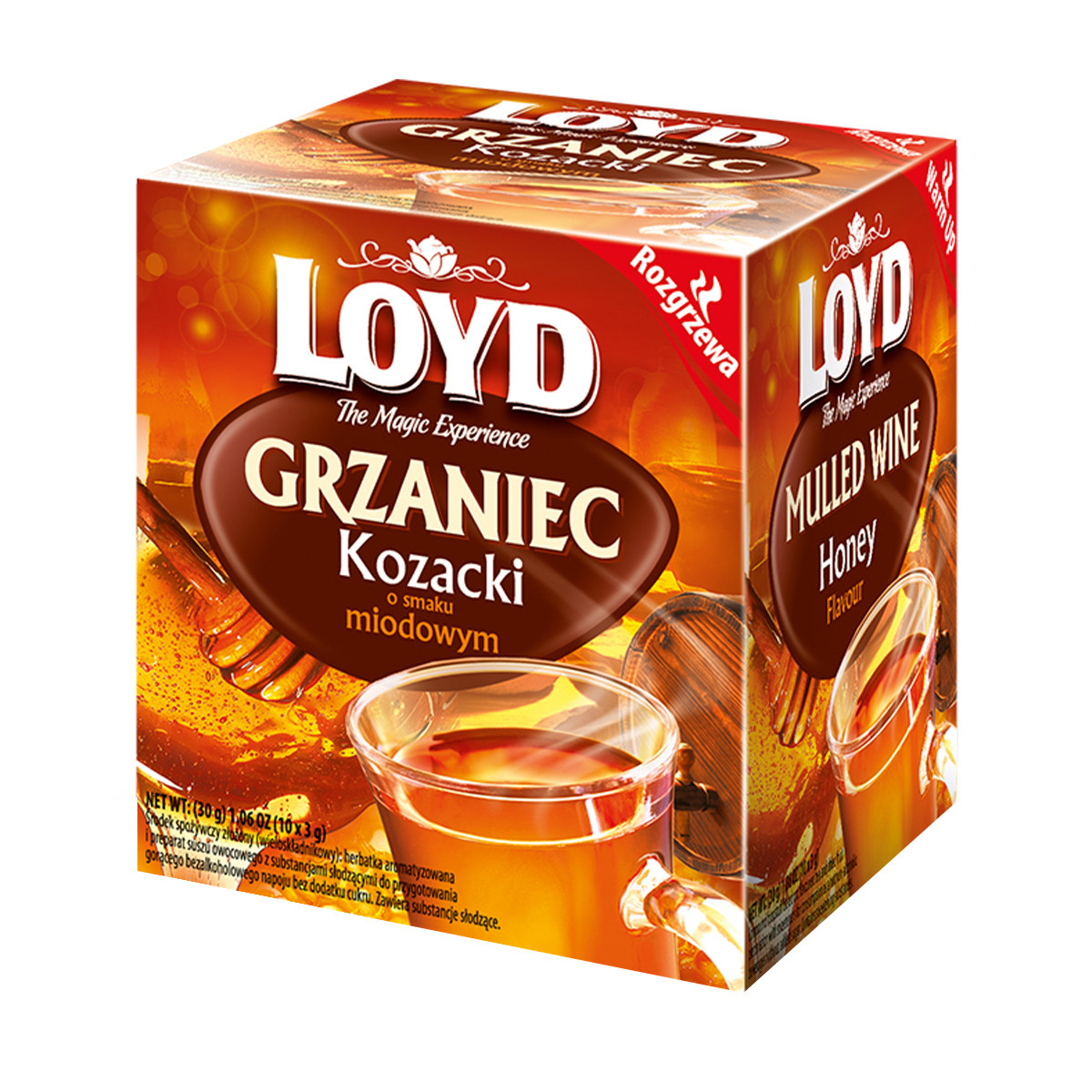 Grzaniec Kozacki Loyd o smaku Miodowym 10 torebek