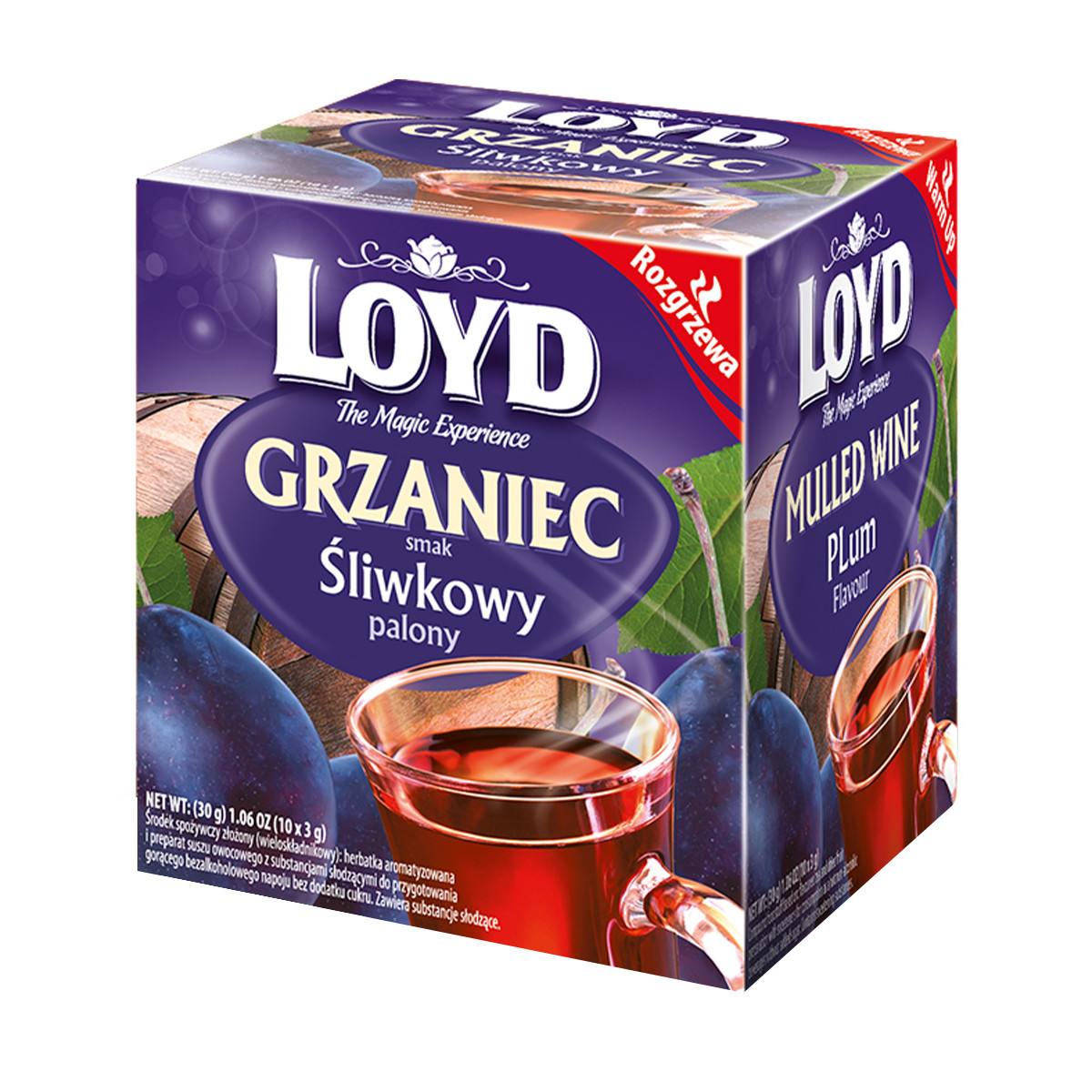 Grzaniec Śliwkowy Loyd 10 torebek