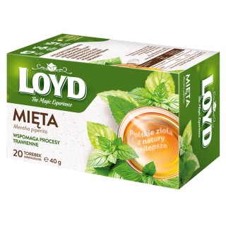 Loyd Mint Herbal Tea, 20 bags