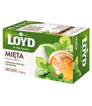 Loyd Mint Herbal Tea, 20 bags