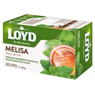 Loyd Lemon Balm Herbal Tea, 20 bags