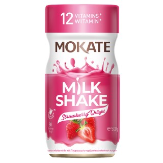 Milkshake Mokate o smaku truskawkowym 500 g