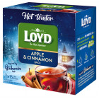 Herbatka owocowo - ziołowa Loyd Hot Winter Jabłko z cynamonem 15 torebek Herbatka owocowo - ziołowa Loyd Hot Winter Jabłko z cynamonem 15 torebek