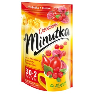 Minutka fruit tea with rosehip, blackberry and cranberry – 32 tea bags