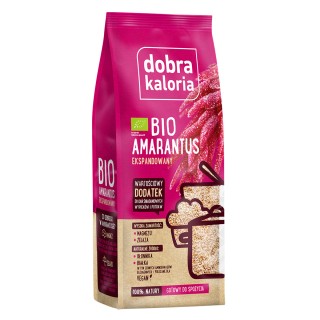 Organic puffed amaranth