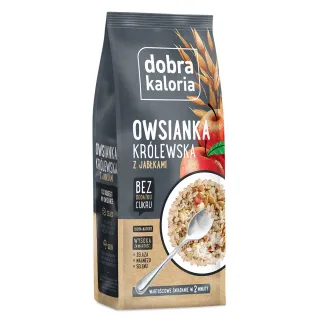 Owsianka królewska z jabłkami