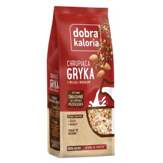 Chrupiąca gryka z melasą i migdałami