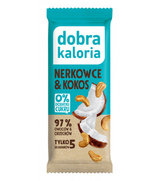 Baton Owocowy Nerkowce i Kokos