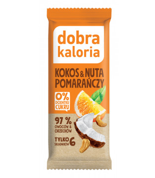 Coconut and Orange-Flavoured Fruit Bar
