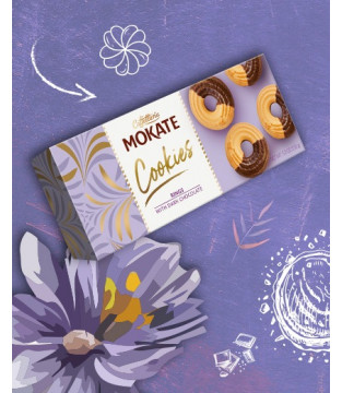 Ringi z ciemną czekoladą Mokate 150 g