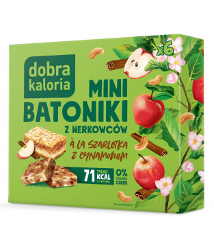 Mini apple pie and cinnamon-flavoured bars