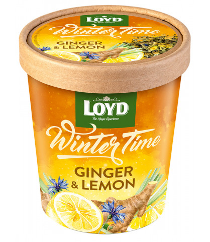 Herbatka owocowo - ziołowa Loyd Winter Time z imbirem o smaku cytryny