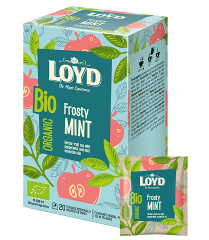 Herbatka owocowa Loyd BIO Frosty Mint 20 torebek