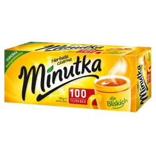 Herbata czarna Minutka 100 torebek