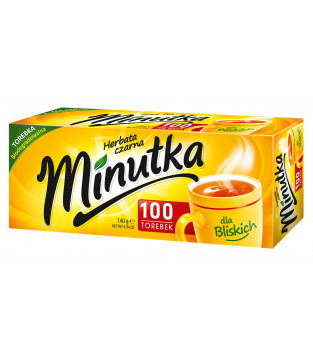 Minutka Black Tea, 100 bags