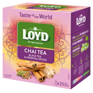 Herbata czarna Loyd Taste of The World Chai Tea 20 torebek