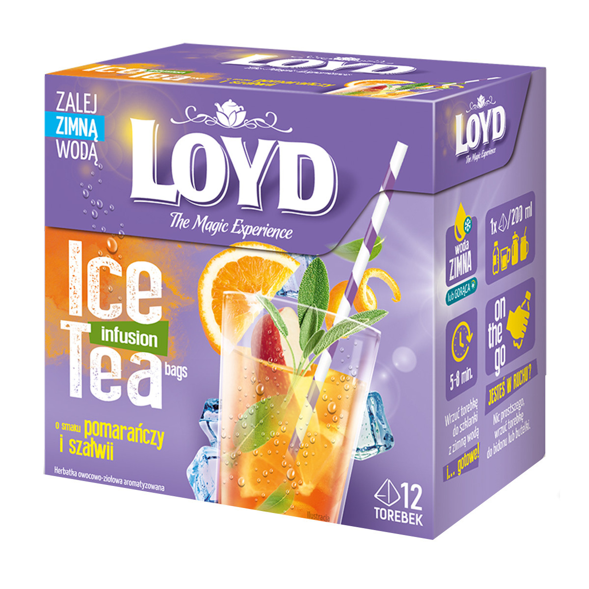 Ice Tea Loyd Pomarańcza i Szałwia 12 torebek