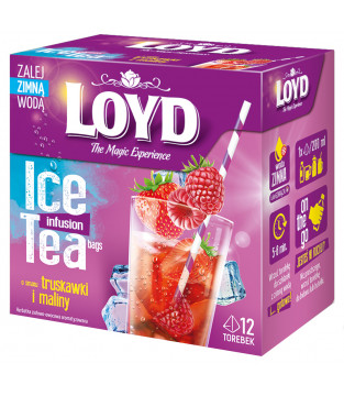 Loyd Strawberry and Mint Iced Tea, 12 bags