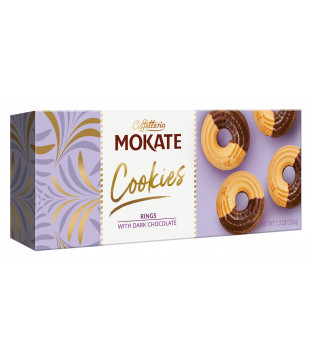 Ringi z ciemną czekoladą Mokate 150 g