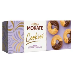 Mokate Cookies ringi z ciemną czekoladą 150 g