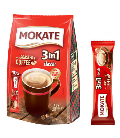 Napój kawowy Mokate 3w1 Classic 10 saszetek
