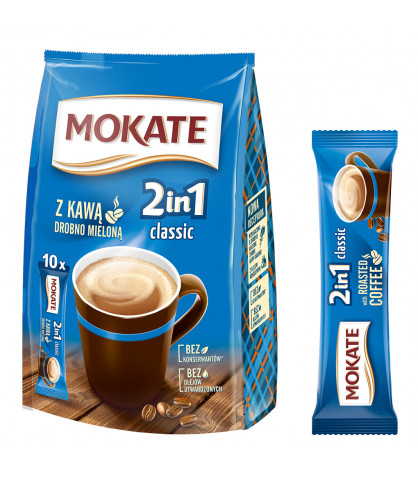 Napój kawowy Mokate 2w1 Classic 10 saszetek