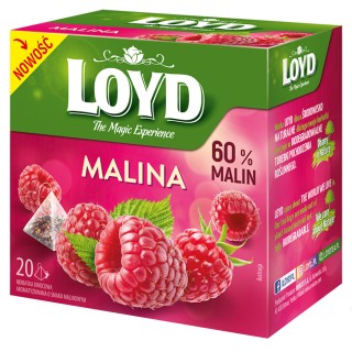 Loyd Raspberry Fruit Tea, 20 bags