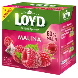 Herbatka owocowa Loyd Malina 20 torebek