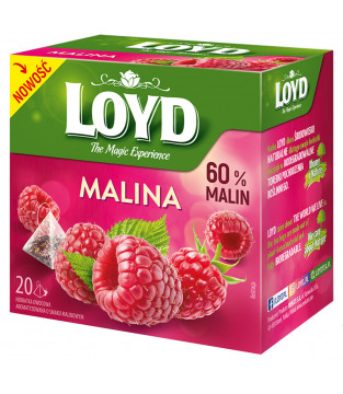 Loyd Raspberry Fruit Tea, 20 bags