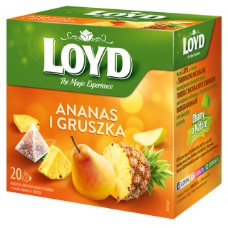 Loyd Pineapple and Pear Fruit Tea, 20 bags