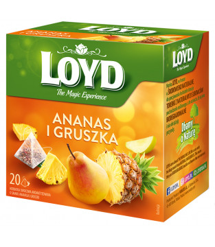 Loyd Pineapple and Pear Fruit Tea, 20 bags