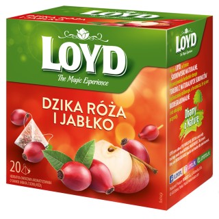 Loyd Wild Rose and Apple Fruit Tea, 20 bags