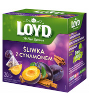 Herbatka owocowa Loyd Śliwka i Cynamon 20 torebek