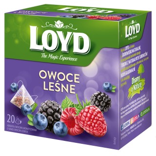 Herbatka owocowa Loyd Owoce Leśne 20 torebek