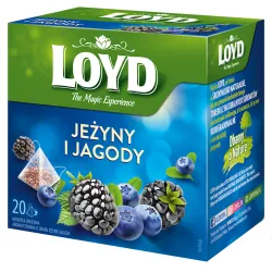 Herbatka owocowa Loyd Jagoda i Jeżyna 20 torebek