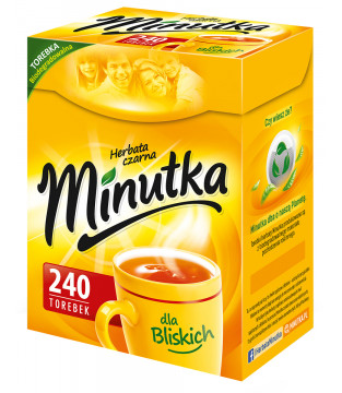 Minutka black tea, 240 bags
