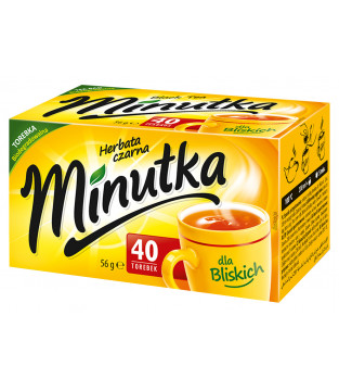 Minutka black tea, 40 bags