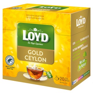 Loyd Gold Ceylon Black Tea, 20 tea bags