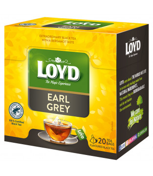 Loyd Earl Grey black tea, 20 bags