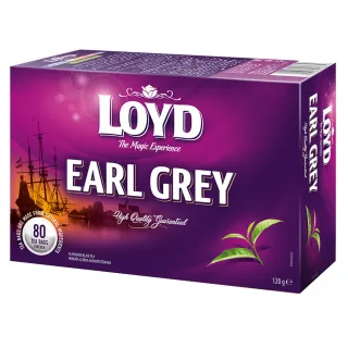 Loyd Earl Grey black tea, 80 bags