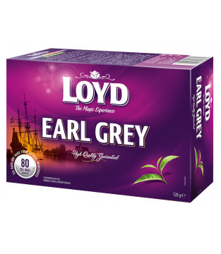 Loyd Earl Grey black tea, 80 bags