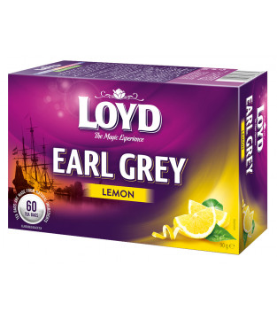 Herbata czarna Loyd Earl Grey Cytrynowa 60 torebek