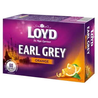 Loyd Earl Grey Orange Black Tea, 60 bags