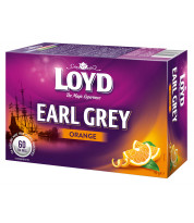 Herbata czarna Loyd Earl Grey Pomarańczowa 60 torebek
