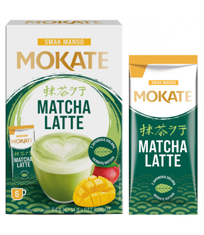 Matcha latte Mokate o smaku Mango 84 g