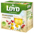 Herbatka ziołowa Loyd Rumianek z dziką różą 20 torebek Herbatka ziołowa Loyd Rumianek z dziką różą 20 torebek