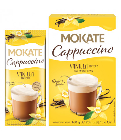 Cappuccino Mokate o smaku Waniliowym 160 g