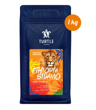 Kawa ziarnista, świeżo palona Ethiopia Sidamo - 1kg